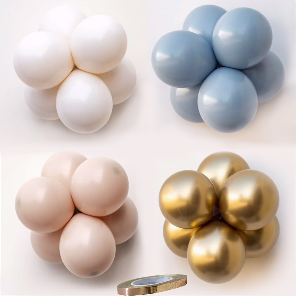 Wedding Day Supply Kit - 15/20PCS 10 zoll Retro Ballon Set