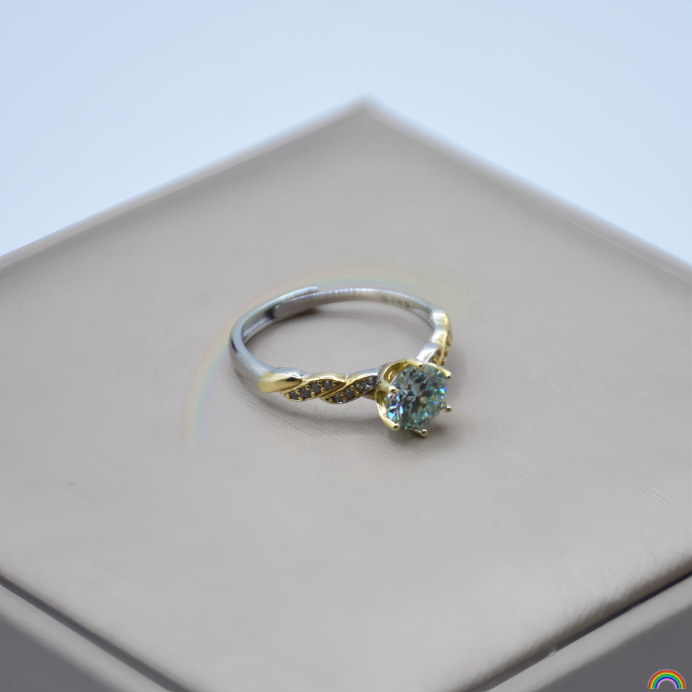 S925 Silberring mit eingelegte – Wedding Superstar Bewertung und Preis