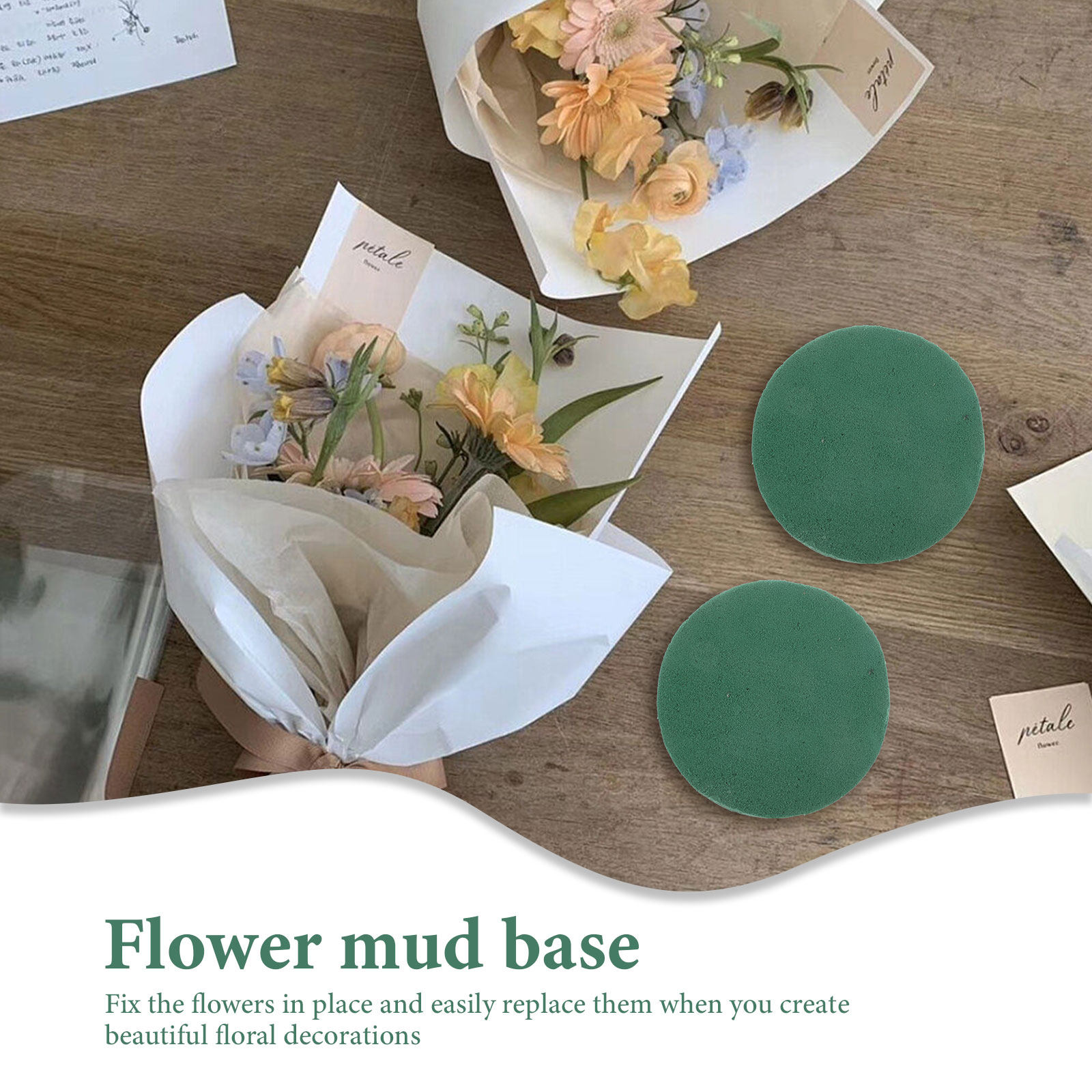 8 Stück Blumenmud Runde Blumen – Wedding Floral Supply Bewertung und Preis